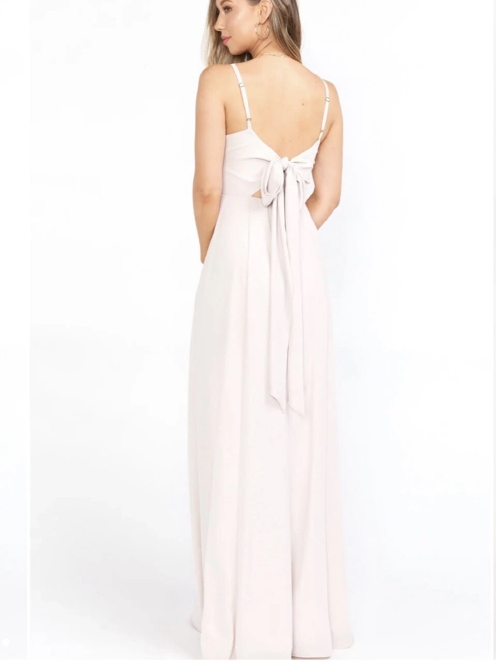 NWT Show Me Your Mumu Wedding Lauren Tie Back Sleeveless Maxi Dress M
